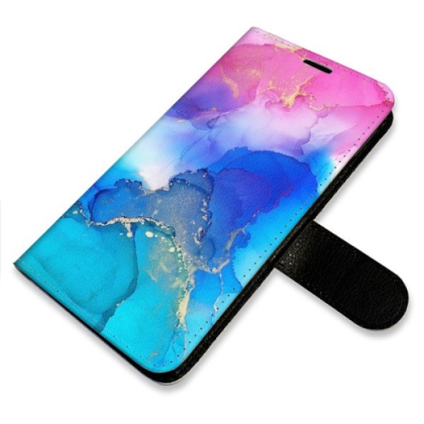 Flip pouzdro iSaprio - Samsung Galaxy S23 FE - BluePink Paint - kapsičky na karty