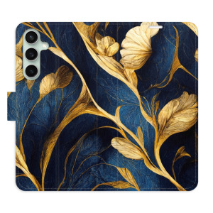 Flip pouzdro iSaprio - Samsung Galaxy S23 FE - GoldBlue - kapsičky na karty