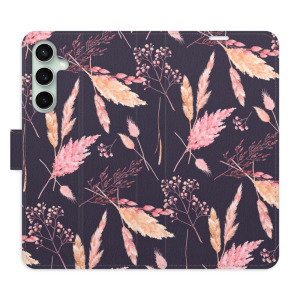 Flip pouzdro iSaprio - Samsung Galaxy S23 FE - Ornamental Flowers 02 - kapsičky na karty
