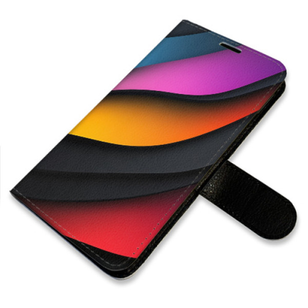 Flip pouzdro iSaprio - Samsung Galaxy S23 FE - Color Waves - kapsičky na karty