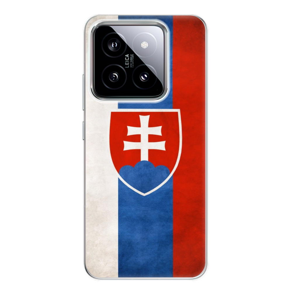Odolné silikonové pouzdro iSaprio - Slovakia Flag - Xiaomi 14