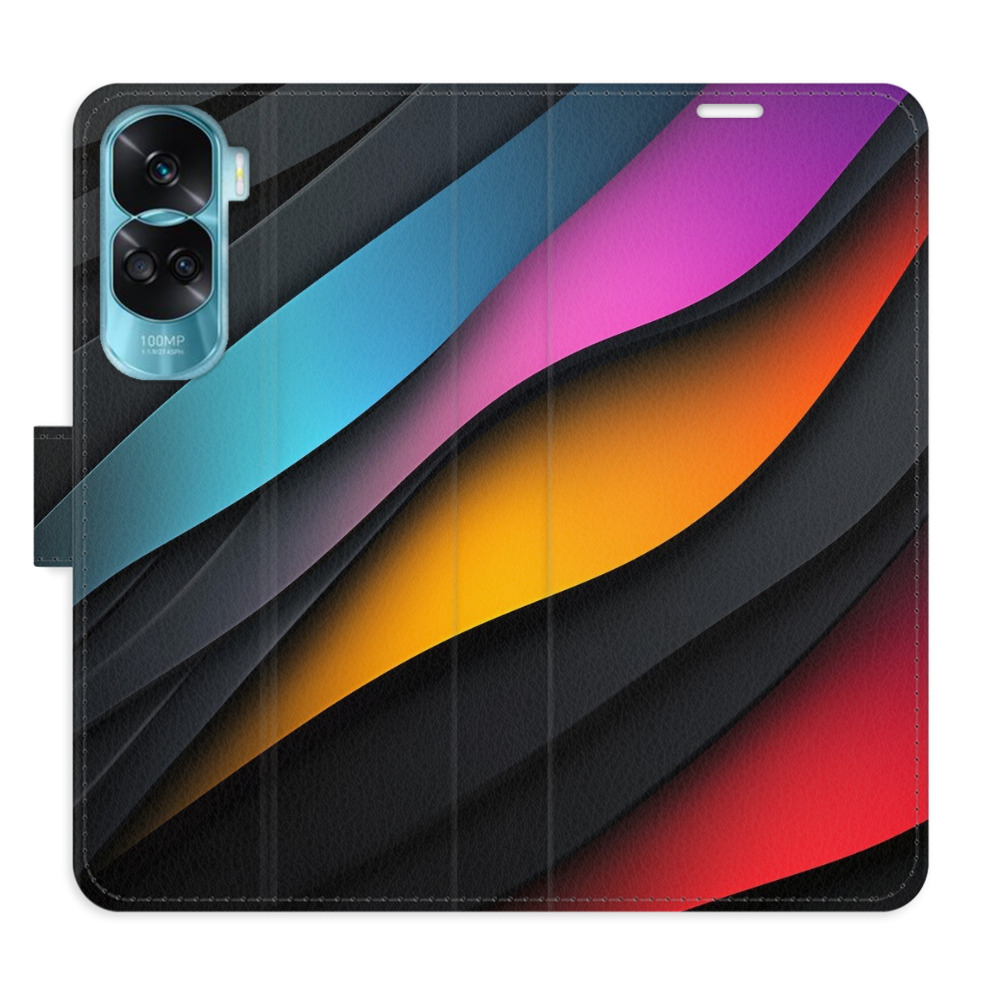 Flip pouzdro iSaprio - Honor 90 Lite 5G - Color Waves - kapsičky na karty