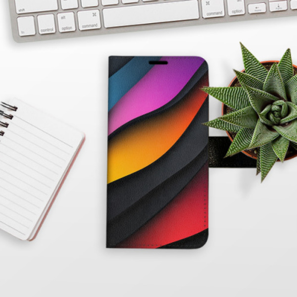 Flip pouzdro iSaprio - Honor 90 Lite 5G - Color Waves - kapsičky na karty