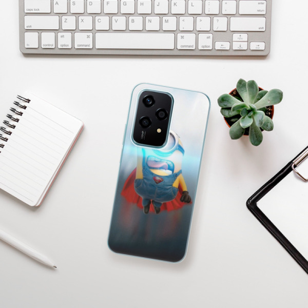 Silikonové pouzdro iSaprio - Honor 200 Lite - Mimons Superman 02