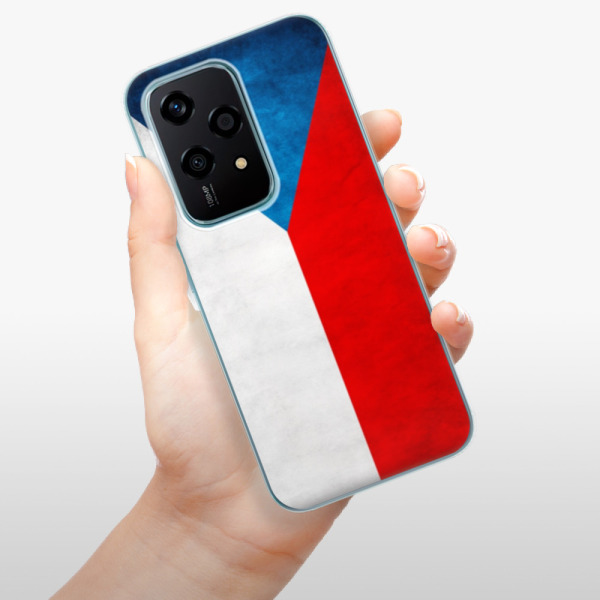 Silikonové pouzdro iSaprio - Honor 200 Lite - Czech Flag
