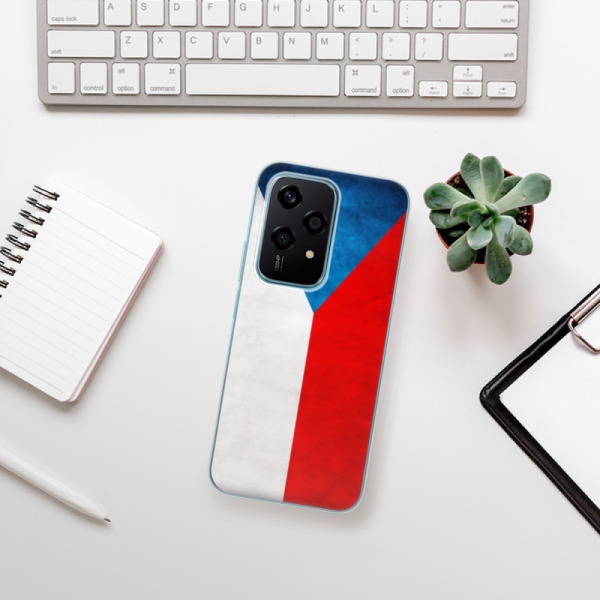 Silikonové pouzdro iSaprio - Honor 200 Lite - Czech Flag