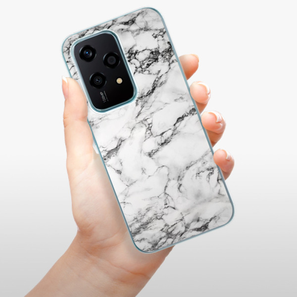 Silikonové pouzdro iSaprio - Honor 200 Lite - White Marble 01