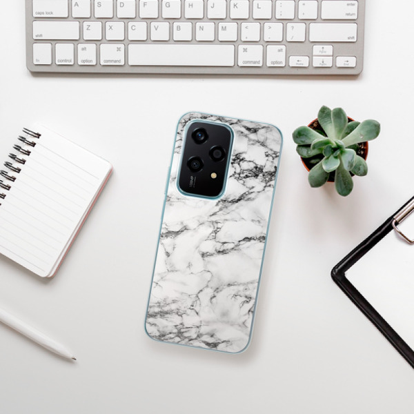 Silikonové pouzdro iSaprio - Honor 200 Lite - White Marble 01