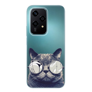 Silikonové pouzdro iSaprio - Honor 200 Lite - Crazy Cat 01