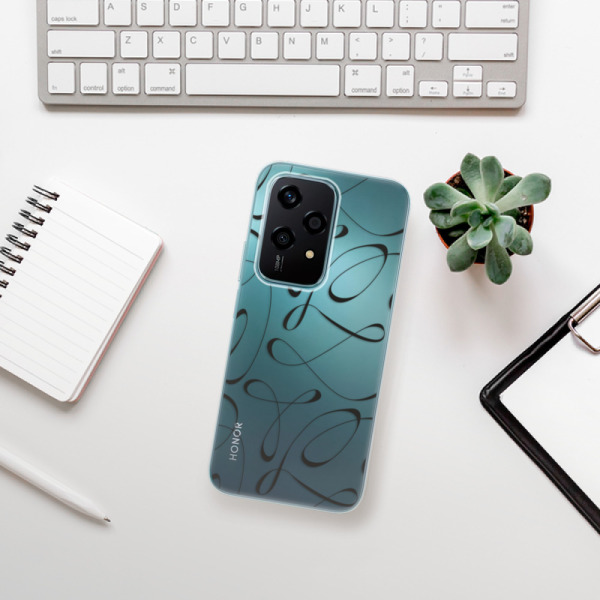 Silikonové pouzdro iSaprio - Honor 200 Lite - Fancy black