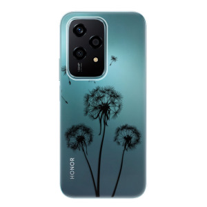 Silikonové pouzdro iSaprio - Honor 200 Lite - Three Dandelions black