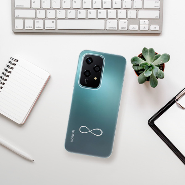 Silikonové pouzdro iSaprio - Honor 200 Lite - čiré Infinity