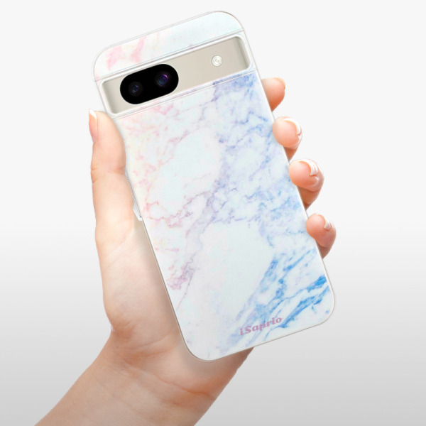 Silikonové pouzdro iSaprio - Google Pixel 8a - Raibow Marble 10