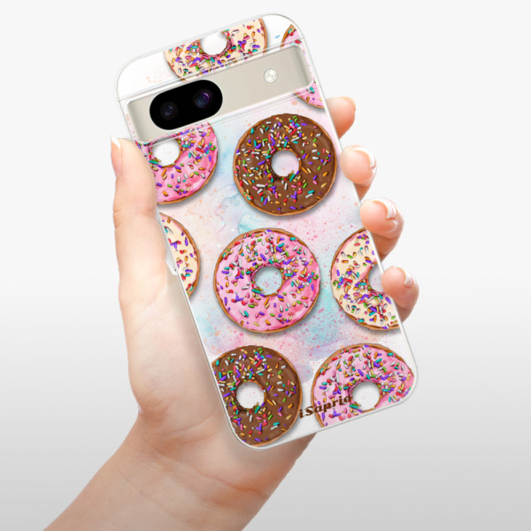 Silikonové pouzdro iSaprio - Google Pixel 8a - Donuts 11