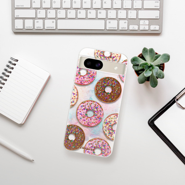 Silikonové pouzdro iSaprio - Google Pixel 8a - Donuts 11