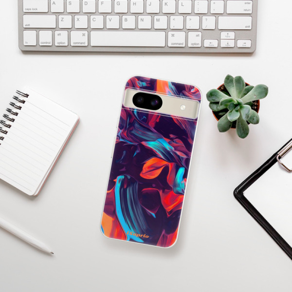 Silikonové pouzdro iSaprio - Google Pixel 8a - Color Marble 19