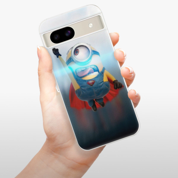 Silikonové pouzdro iSaprio - Google Pixel 8a - Mimons Superman 02