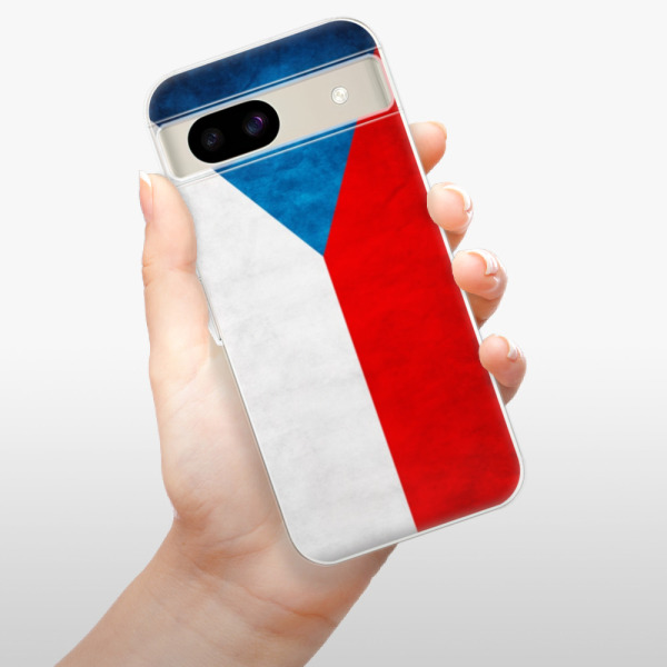 Silikonové pouzdro iSaprio - Google Pixel 8a - Czech Flag