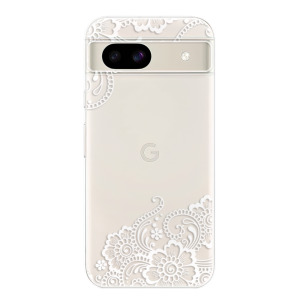 Silikonové pouzdro iSaprio - Google Pixel 8a - White Lace 02
