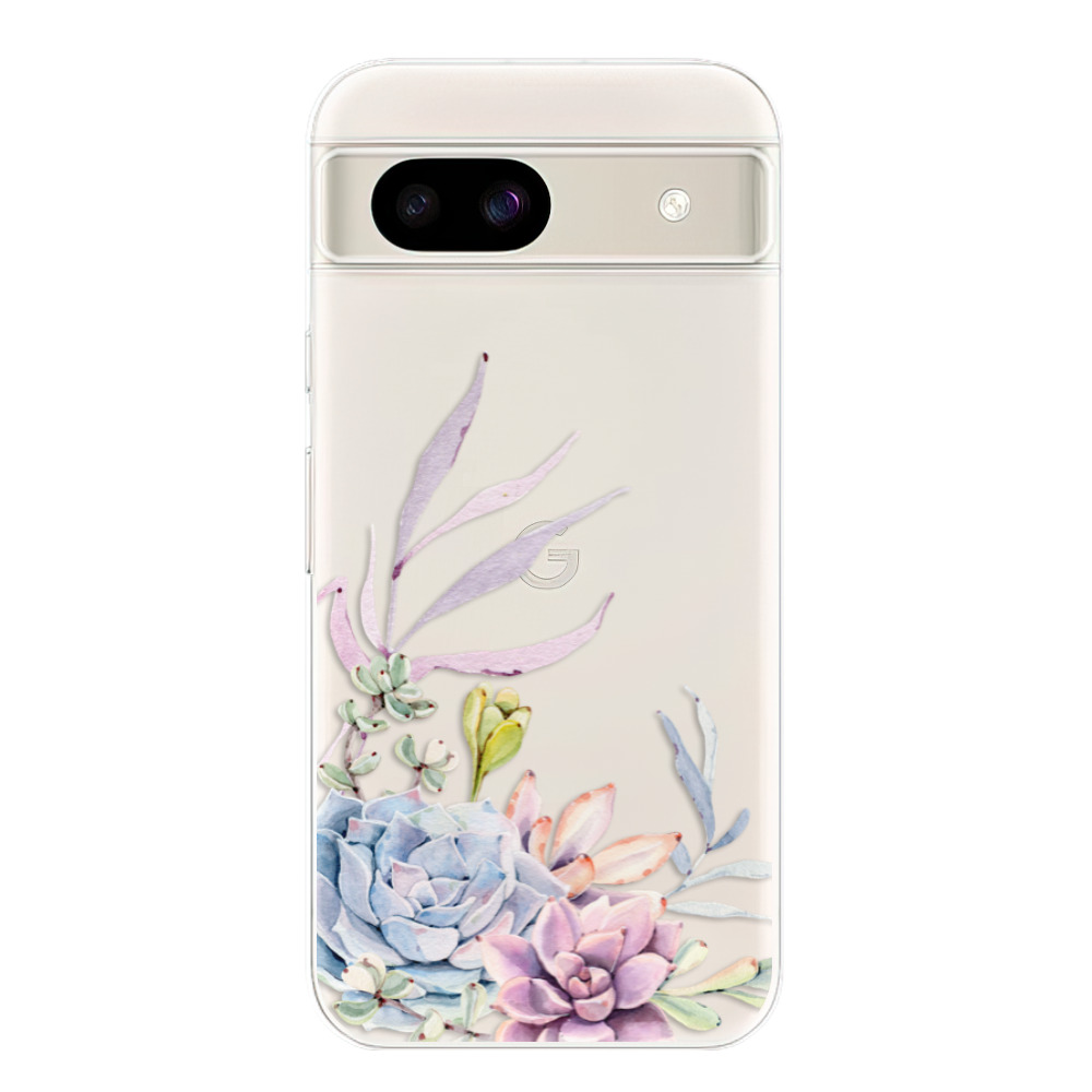 Odolné silikonové pouzdro iSaprio - Succulent 01 - Google Pixel 8a