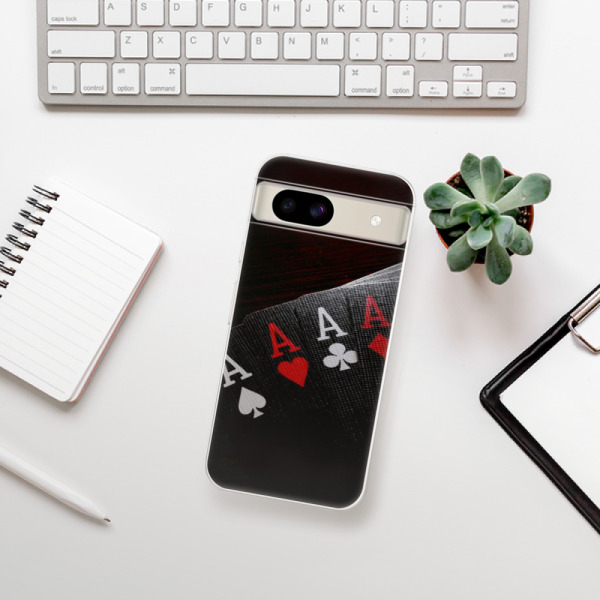 Silikonové pouzdro iSaprio - Google Pixel 8a - Poker