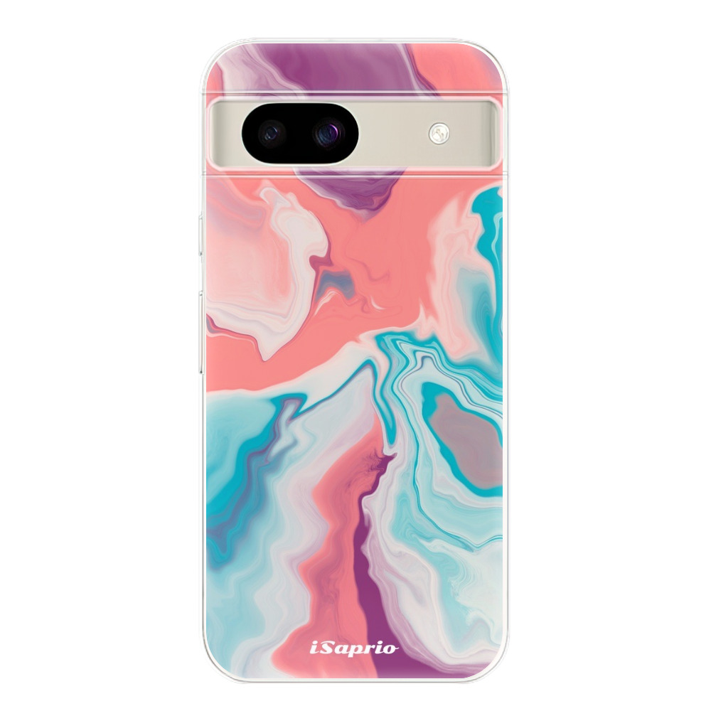 Odolné silikonové pouzdro iSaprio - New Liquid - Google Pixel 8a