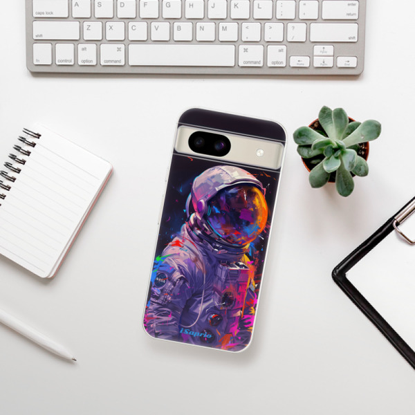 Silikonové pouzdro iSaprio - Google Pixel 8a - Neon Astronaut