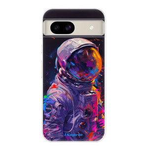 Silikonové pouzdro iSaprio - Google Pixel 8a - Neon Astronaut
