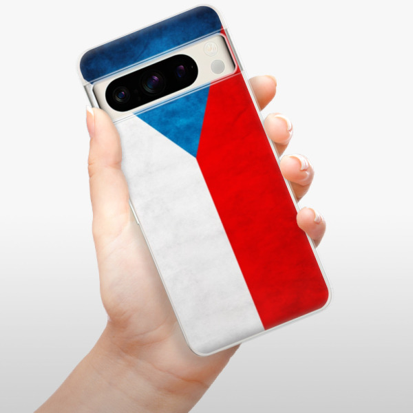Silikonové pouzdro iSaprio - Google Pixel 8 Pro - Czech Flag