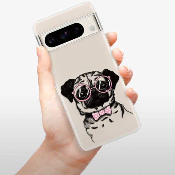 Silikonové pouzdro iSaprio - Google Pixel 8 Pro - The Pug
