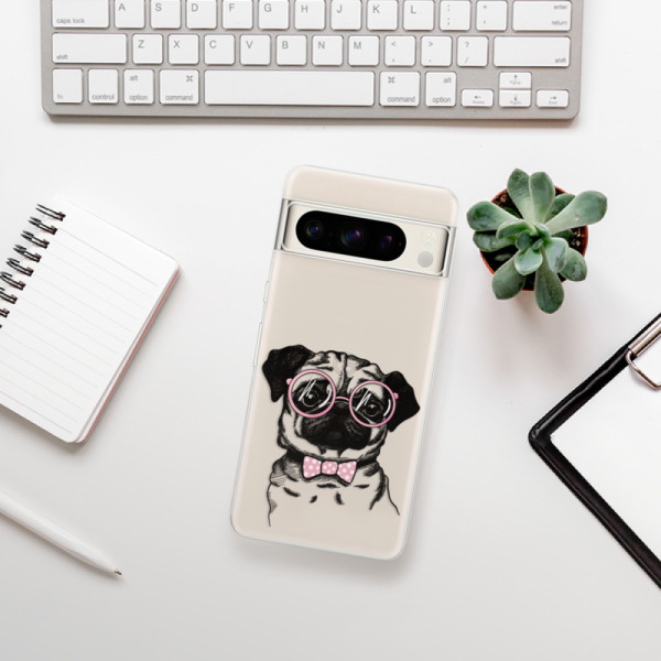 Silikonové pouzdro iSaprio - Google Pixel 8 Pro - The Pug