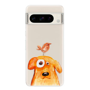 Silikonové pouzdro iSaprio - Google Pixel 8 Pro - Dog And Bird