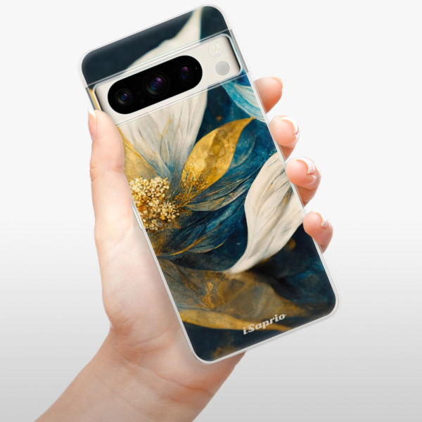 Silikonové pouzdro iSaprio - Google Pixel 8 Pro - Gold Petals
