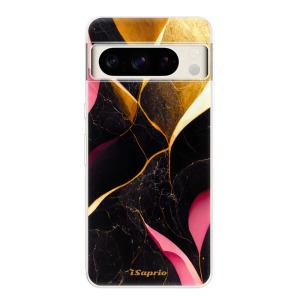 Silikonové pouzdro iSaprio - Google Pixel 8 Pro - Gold Pink Marble