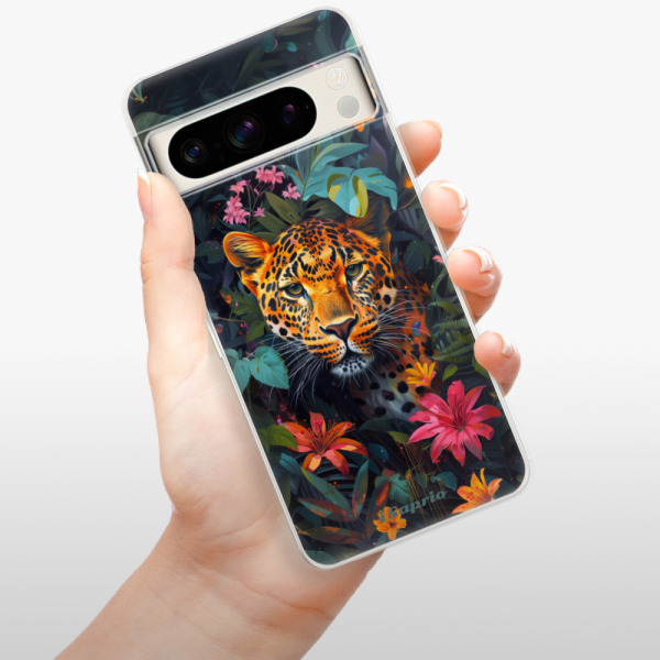 Silikonové pouzdro iSaprio - Google Pixel 8 Pro - Flower Jaguar