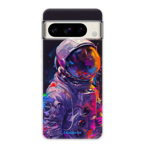 Silikonové pouzdro iSaprio - Google Pixel 8 Pro - Neon Astronaut