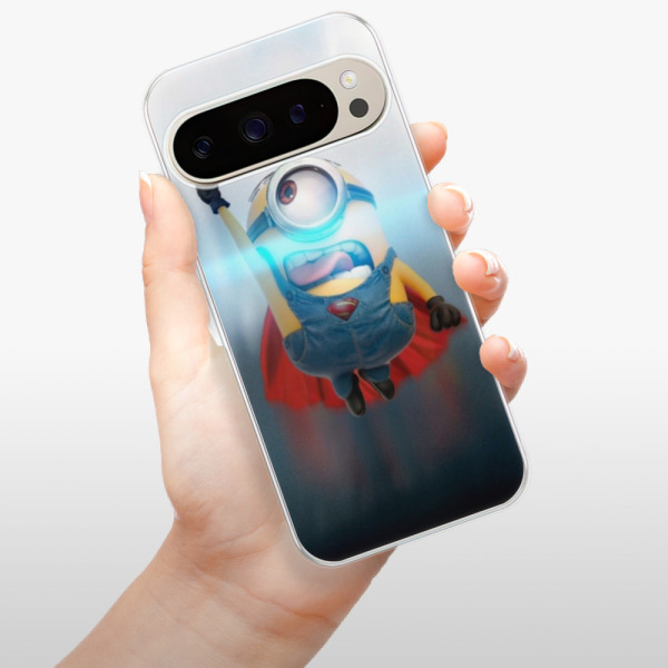 Silikonové pouzdro iSaprio - Google Pixel 9 / 9 Pro - Mimons Superman 02