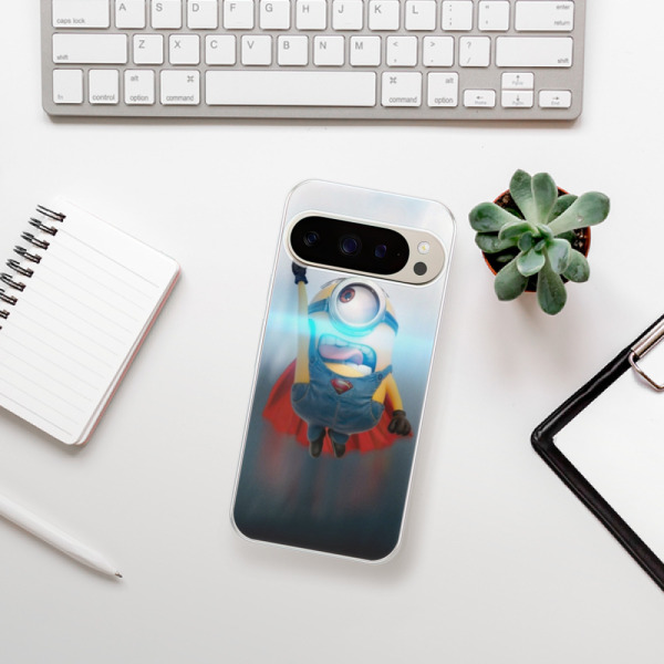 Silikonové pouzdro iSaprio - Google Pixel 9 / 9 Pro - Mimons Superman 02