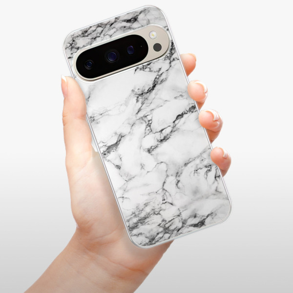 Silikonové pouzdro iSaprio - Google Pixel 9 / 9 Pro - White Marble 01