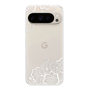 Silikonové pouzdro iSaprio - Google Pixel 9 / 9 Pro - White Lace 02