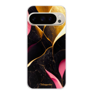Silikonové pouzdro iSaprio - Google Pixel 9 / 9 Pro - Gold Pink Marble