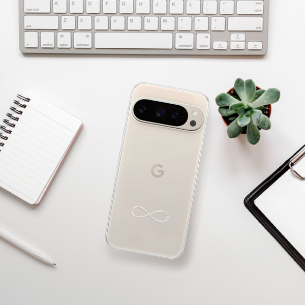 Silikonové pouzdro iSaprio - Google Pixel 9 / 9 Pro - čiré Infinity