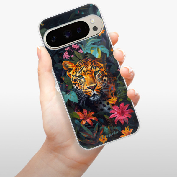 Silikonové pouzdro iSaprio - Google Pixel 9 / 9 Pro - Flower Jaguar
