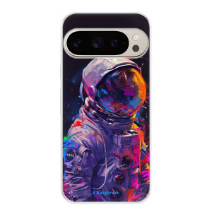 Silikonové pouzdro iSaprio - Google Pixel 9 / 9 Pro - Neon Astronaut
