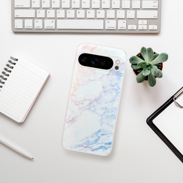 Silikonové pouzdro iSaprio - Google Pixel 9 Pro XL - Raibow Marble 10