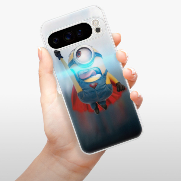 Silikonové pouzdro iSaprio - Google Pixel 9 Pro XL - Mimons Superman 02