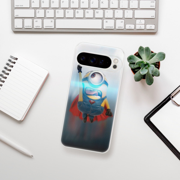 Silikonové pouzdro iSaprio - Google Pixel 9 Pro XL - Mimons Superman 02