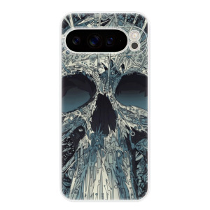 Silikonové pouzdro iSaprio - Google Pixel 9 Pro XL - Abstract Skull