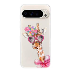 Silikonové pouzdro iSaprio - Google Pixel 9 Pro XL - Lady Giraffe