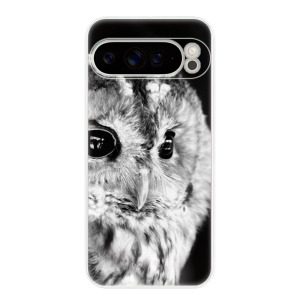 Silikonové pouzdro iSaprio - Google Pixel 9 Pro XL - BW Owl